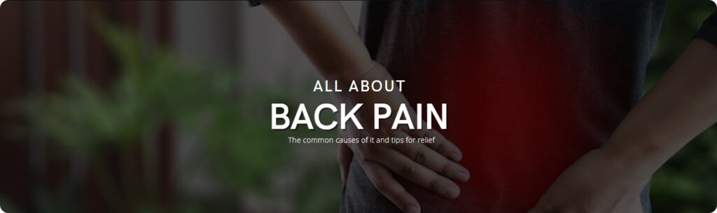 back pain relief tips