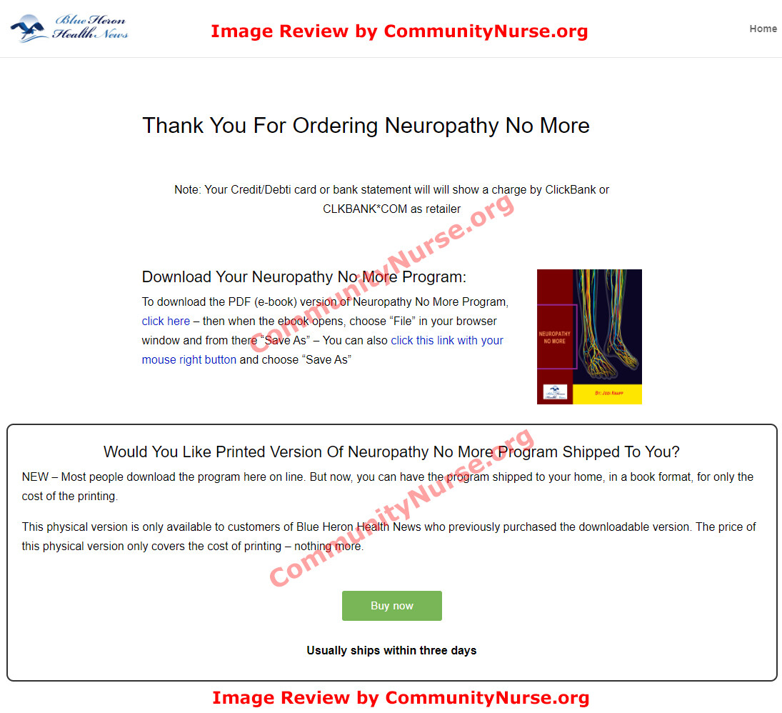neuropathy no more download page