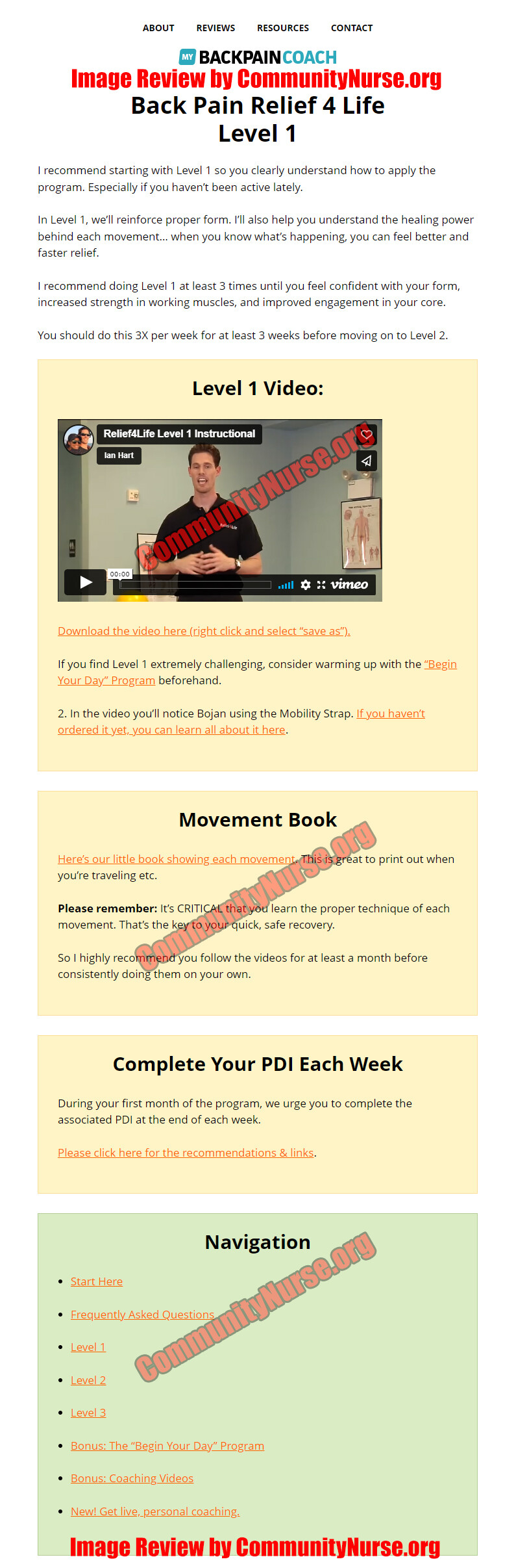 Back Pain Relief 4 Life lesson preview