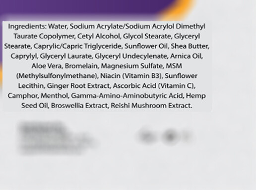 Balmorex Ingredient List